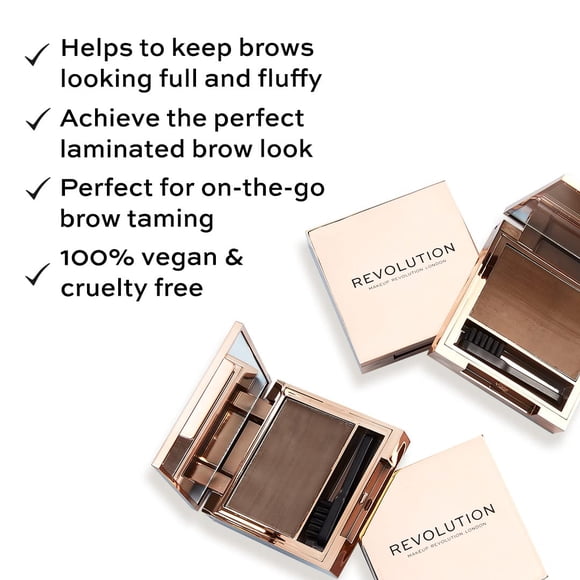 Makeup Revolution, Eyebrow Soap Styler Plus, Brown, 5g