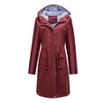thumbnail image 1 of Dvkptbk Veste à Capuche pour Femmes, Imperméable, Coupe-Vent, en Liquidation, 1 of 5