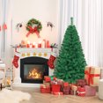 thumbnail image 4 of Gymax 5' Green Holiday Season Artificial PVC Christmas Tree Indoor Outdoor Stand, 4 of 10