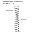 thumbnail image 3 of Unique Bargains 7mmx0.8mmx35mm 304 Stainless Steel Compression Spring 17.2N Load Capacity, 20pcs, 3 of 5