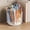 White 5U3, variant on Rvkxad Rotating Cosmetics Organizer, Transparent Makeup Storage Bin with Compartments, Beauty Box
