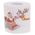 thumbnail image 1 of Christmas Table Napkin Home Santa Claus Bath Toilet Roll Paper  Decor Tissue, 1 of 5