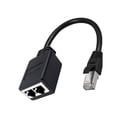 thumbnail image 2 of Adaptateur Répartiteur Ethernet RJ45, Connecteur de Port 1 Mâle vers 2 Femelles, Signal Réseau Stable pour Configuration Internet à la Maison et au Bureau, 2 of 8