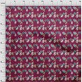 thumbnail image 4 of oneOone Cotton Flex Maroon Fabric Leaves Craft Projects Decor Fabric Printed By The Yard 40 Inch Wide, 4 of 5