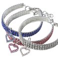 thumbnail image 4 of Collier pour Animal de Compagnie avec Motif de Cœur, Collier en Métal Ajustable pour Chien et Chat, Rose, P, 4 of 8