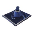 thumbnail image 1 of Nappe Élégante pour Sac de Cartes d'Autel, Tapisserie en Velours Wiccain, Bleu, 1 of 6