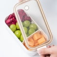 thumbnail image 3 of RKSTN Bento Boîte Réfrigérateur Compartiment Scellé Boîte de Conservation des Fruits Transparente avec Couvercle Boîte à Lunch Chauffée au Micro-Ondes Boîte à Lunch Bento, 3 of 5