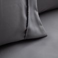 thumbnail image 2 of Safdie & Co. Premium Ultra Soft Bedding Sheet Set 4PC King Solid Light Grey, 2 of 4