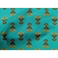 thumbnail image 4 of oneOone Cotton Poplin Fabric Leaves & Floral Block Printed Craft Fabric BTY 56 Inch Wide, 4 of 4