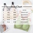thumbnail image 3 of Yuzhih Womens Front Closure Everyday Bras Comfortable Wireless Bralettes V Neck Seamless Bra Wire Free Basic Bras, 3 of 7