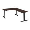 thumbnail image 2 of Move 60 Series 60W L Shaped Standing Desk in Mocha Cherry - Engineered Wood, 2 of 7