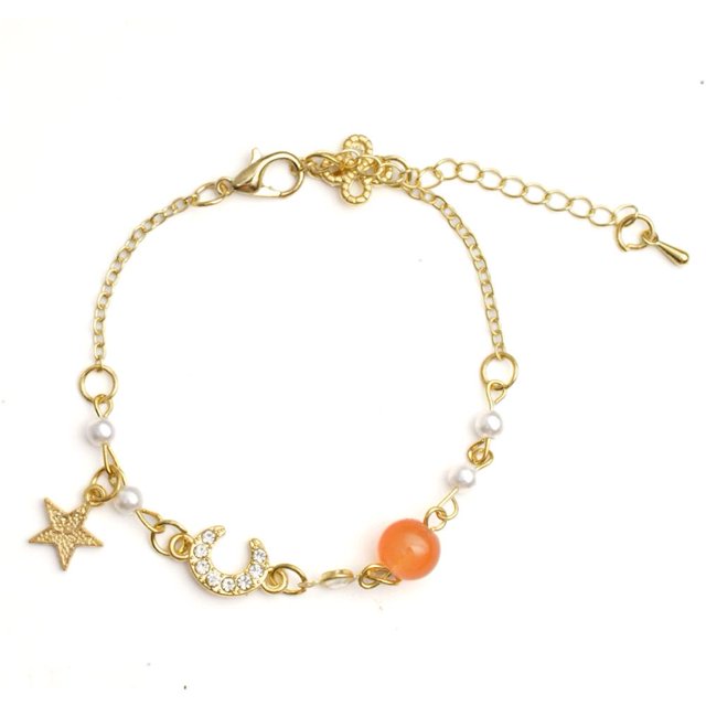 YSABOXY Bracelet Pendentif Étoile Coréenne Lune Chaud N2