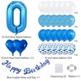 thumbnail image 2 of Decodeary Birthday Balloons Set Home Pendants Hanging Decor Indoor Anniversary Party Number Balloon Scene Layout Accessory 6, 2 of 6