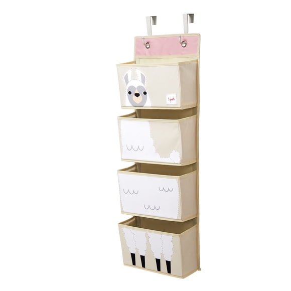 3 Sprouts Llama Hanging Wall Organizer