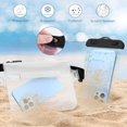 thumbnail image 3 of MATEPROX Waterproof Phone Pouch, Universal Water Proof Case Bags with Lanyard/Arm/Waist Strap, 2 Packs, 3 of 6