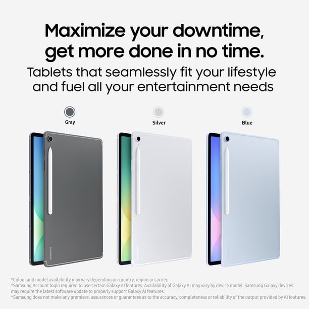Samsung Galaxy Tab S10 FE+, 8GB+128GB, Silver - Walmart.ca