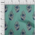 thumbnail image 1 of oneOone Viscose Jersey Fabric Leaves & Floral Block Printed Craft Fabric BTY 60 Inch Wide, 1 of 6