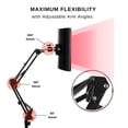 thumbnail image 3 of EZ-X Lampe de Luminothérapie Rouge - Luminothérapie Rouge et Infrarouge pour le Corps et le Visage avec Support Ajustable - 360 DEL - Appareil de Luminothérapie Infrarouge 660 Nm et 850 Nm - Bras et Hauteur Ajustables, 3 of 5