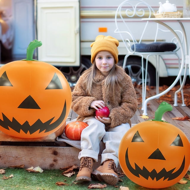 Halloween Inflatable Pumpkin Decorations Pumpkin Outdoor Halloween Decorations For Yard Garden
