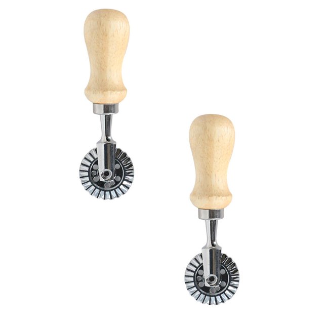 Oleegame 2 Pcs Moule à Biscuits Machine à Découper les Pâtes en Relief Machine à Dumplings en Relief Argent