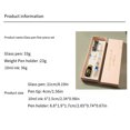 thumbnail image 4 of Retro Glass Dip Ink Pen Set Vintage Quill Pen Calligraphy Crystal Writing Signature Ink Dipped Pen with 2 Nibs & Pen Holder in Gift Box for Handwriting Student Friends Lovers, 4 of 9