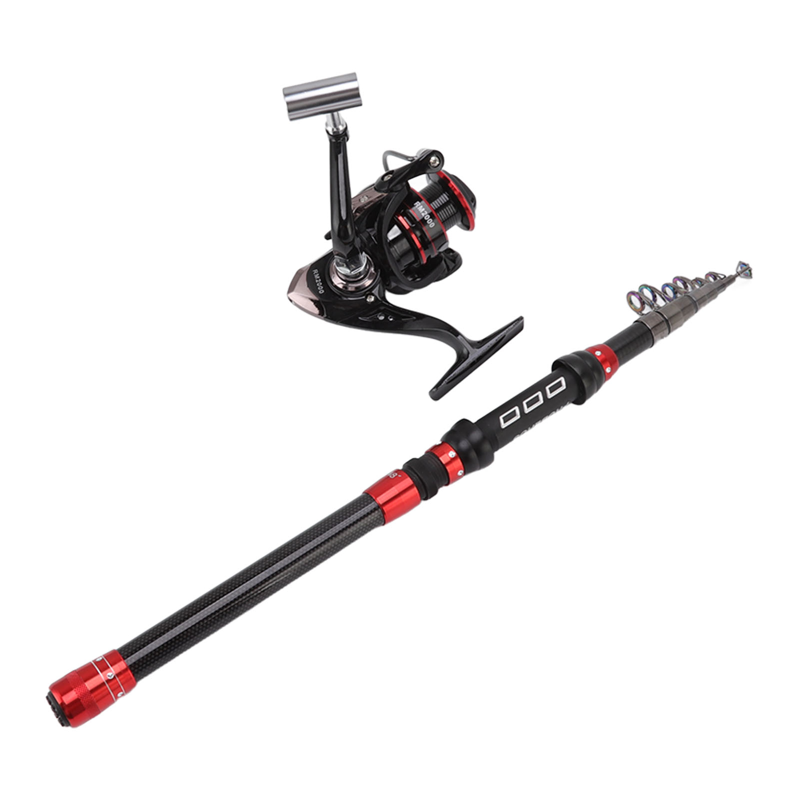 Lure Pole Kit,Lure Rod Set Carbon Fishing Rod Reel Set Fishing Rod Set True to Its Promise