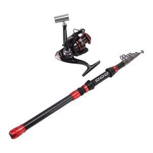 Lure Pole Kit,Lure Rod Set Carbon Fishing Rod Reel Set Fishing Rod Set True to Its Promise