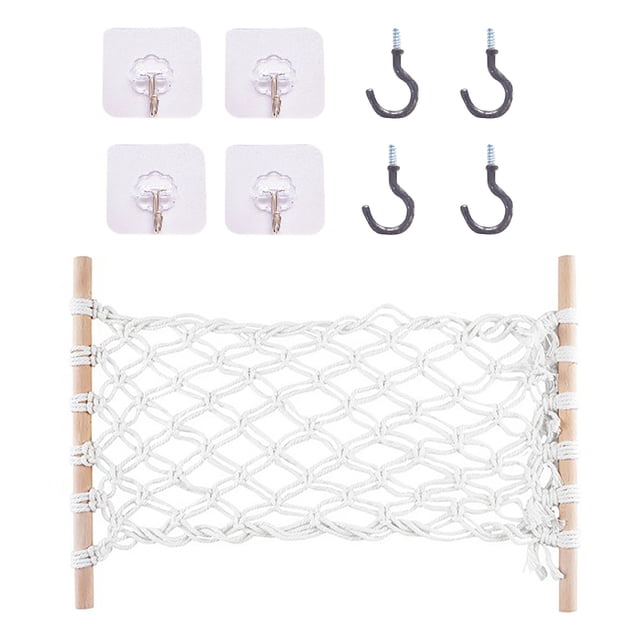 EGNMCR Baskets for Organizing, Baskets Home Kitchen Fruit Hanging Basket Wind Cotton Rope Hand-woven Vegetable And Fruit Net Pocket A netting