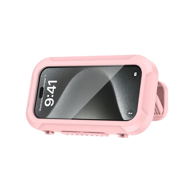 Showersafe Zencey Shower Phone Holder, 360° Rotation Retractable Adjustable, Fog-Proof Wall Mount Cell Phone Stand