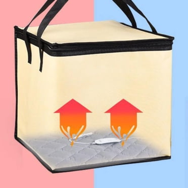 Liquidation! Rangement de Cuisine Etsjal, Boîte d'Apprêt/réchauffeur de Pâte Portable et Ajustable pour Faire du Pain avec Tapis Chauffant pour Yogourt Fromage Tempeh, Sac à Lunch