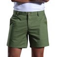 thumbnail image 2 of EOYWHK Linen Gym Shorts Juniors Relaxed Fit Dress Shorts Summer Casual Solid Color Elastic Drawstring Pockets, 2 of 7