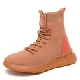 thumbnail image 4 of B91xZ Bottes Épaisses Talon Bloc Épais Bottines à la Cheville, Orange 9, 4 of 4
