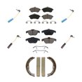 thumbnail image 1 of CMX Front Rear Ceramic Disc Brake Pads and Wear Sensors Kit (7Pc) for Car 2012 Mercedes-Benz C250 1.8L Without Sport Package KCW-101363, 1 of 11