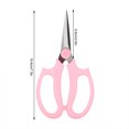 thumbnail image 2 of 2 Colors Portable Floral Scissors,Multifunctional Pruning Shears,Effort Saving Ultra Sharp Bonsai Pruner Tool for Trimming Bushes Flowers Plants [pink], 2 of 8