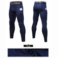 thumbnail image 2 of LANBAOSI Men Compression Pants Athletic Sport Base Layer Male Quick Dry Sport Gym Leggings Tights with Phone Pocket Size Medium, 2 of 7
