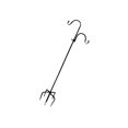 thumbnail image 3 of fastboy Outside Shepherds Hook Garden Ground Plant Stand for Plant Stand Hanger, 3 of 9