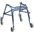 thumbnail image 2 of Drive Medical Nimbo Déambulateur Postérieur Roulant Léger en Aluminium, Petit, Bleu, 2 of 8