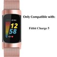 thumbnail image 2 of LAICAIW Bracelets à Boucle en Maille Magnétique Uniquement Compatibles avec les Bracelets Fitbit Charge 5, Conception Sans Boucle, Bracelets de Remplacement en Acier Inoxydable Métalliques Ajustables pour Traqueur d'Activité Charge 5 Femmes Hommes, 2 of 6