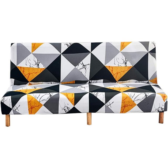Housse de Futon Innovante, Housse de Canapé-Lit Extensible pour Relooking Instantané, Protecteur de Meubles avec Protection Complète, Entretien et Installation Faciles pour Votre Espace de Vie (Couleurs Riches)