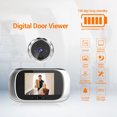 thumbnail image 4 of Visualiseur de Porte Numérique, Écran LCD 2,8 Pouces Visualiseur de Porte Prise de Photo Infrarouge Vision Nocturne pour Maison Argent, 4 of 7