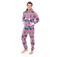 thumbnail image 2 of Combinaison de Pyjama Unisexe pour Hommes Adultes une Pièce Sans Pieds, 2 of 8