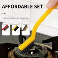 thumbnail image 4 of Pompotops Wire Brush Set Brass Nylon Steel Brush Clean Rust Paint Remover Tool 3 Piece Clearance, 4 of 8