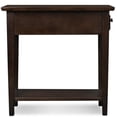 thumbnail image 5 of Leick Furniture Table d'Appoint en Bois pour Chaise Inclinable, Fini Chêne Chocolat, 5 of 5