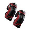 thumbnail image 1 of pitrice 2x Genouillères de Moto K01-3 pour Course de Motocross Réfléchissantes Rouges, 1 of 9