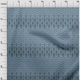 thumbnail image 2 of oneOone Viscose Jersey Fabric Stripe & Paisley Ikat Printed Craft Fabric BTY 60 Inch Wide, 2 of 5