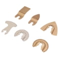 thumbnail image 3 of Oscillating Saw Blade Set, Rustproof  Cemented Carbide Mixed Multitool Saw Blade Electrophoretic Coating  For Concrete, 3 of 8