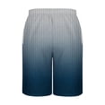 thumbnail image 5 of EOYWHK Mens Gym Shorts Big and Tall Athletic Swimwear Shorts Gradient Color Board Shorts Elastic Waist Beach Shorts Drawstring with Pockets ,Sizes S-5XL, 5 of 5