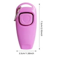 thumbnail image 2 of TIELUTT Whistle Clicker 2 in 1 Dog Training Device Dog Stop Barking Dog Devices Automatic Cat Clicker Training Set Dog Whistle Stop Cats from Jumping on Counter Stop Dog Barking Device Outdoor Long Ra, 2 of 3