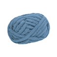thumbnail image 3 of Tnarru Chunky Wool Yarn Jumbo Yarn Washable Hand Knitting DIY Weight Yarn Bulky Yarn for Tapestry Bed Fence Throw Rug Making Gray Blue, 3 of 8