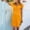 Yellow, variant on Dvkptbk Maternity Dress Pregnancy Mama Clothes Women Pregnant Clothes V Neck Short Sleeved Maternity Breastfeeding Casual Dress - Summer Savings Clearance